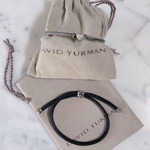 David Yurman Diamond Heart & Adjustable bracelets